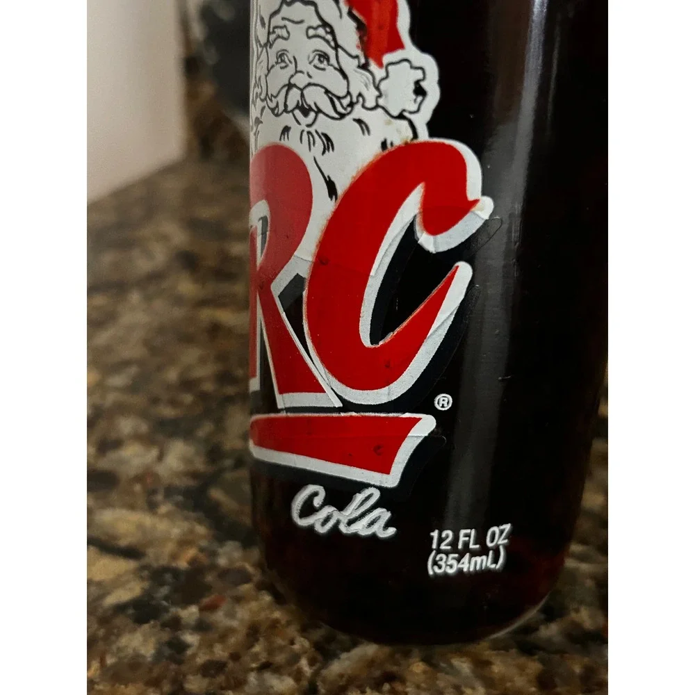 Vintage RC Cola 12 fl oz Bottle‎ Santa Claus Christmas Holiday Collectible